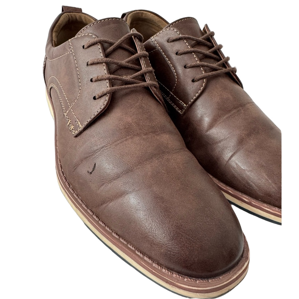 Madden NYC Classic Traditional Trendy Brown Men Dress Semi-Casual Shoes Size 9
